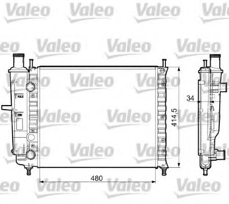 Imagine Radiator, racire motor VALEO 732788