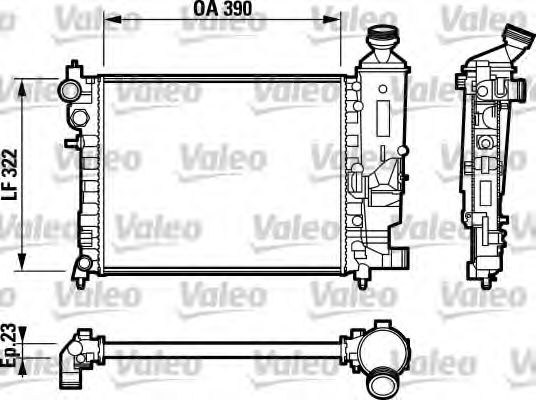 Imagine Radiator, racire motor VALEO 732807