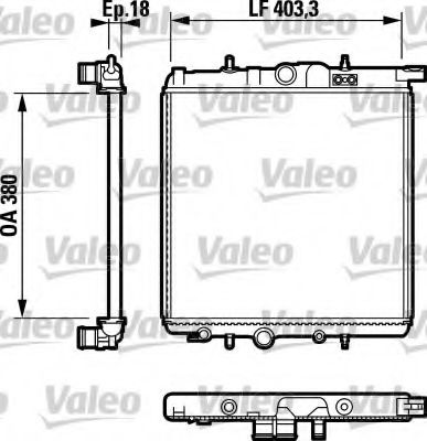 Imagine Radiator, racire motor VALEO 732810