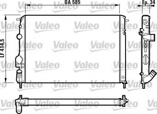 Imagine Radiator, racire motor VALEO 732817