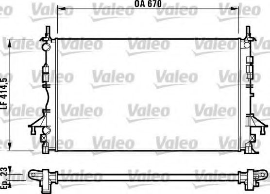 Imagine Radiator, racire motor VALEO 732827