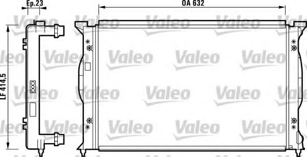 Imagine Radiator, racire motor VALEO 732839