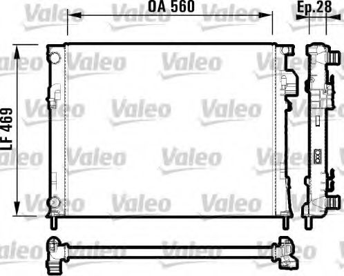 Imagine Radiator, racire motor VALEO 732846