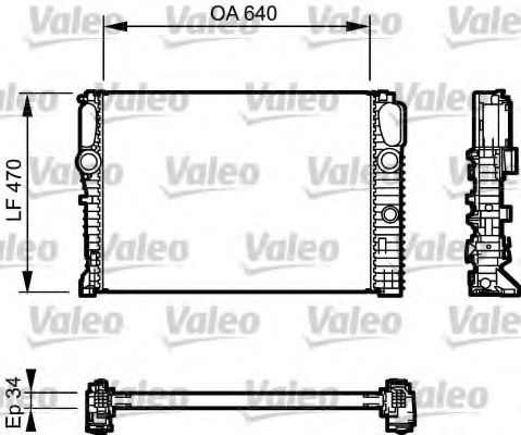 Imagine Radiator, racire motor VALEO 732849