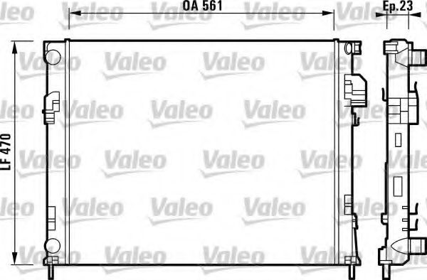 Imagine Radiator, racire motor VALEO 732853