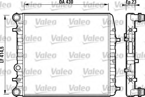 Imagine Radiator, racire motor VALEO 732863