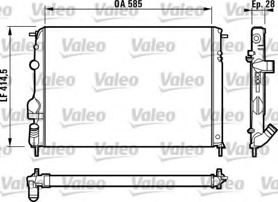 Imagine Radiator, racire motor VALEO 732866