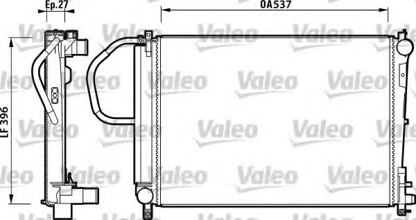 Imagine Radiator, racire motor VALEO 732883