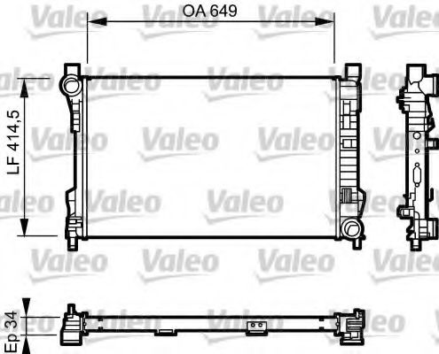 Imagine Radiator, racire motor VALEO 732900