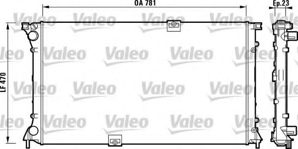 Imagine Radiator, racire motor VALEO 732902