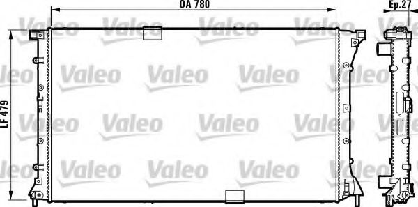 Imagine Radiator, racire motor VALEO 732911