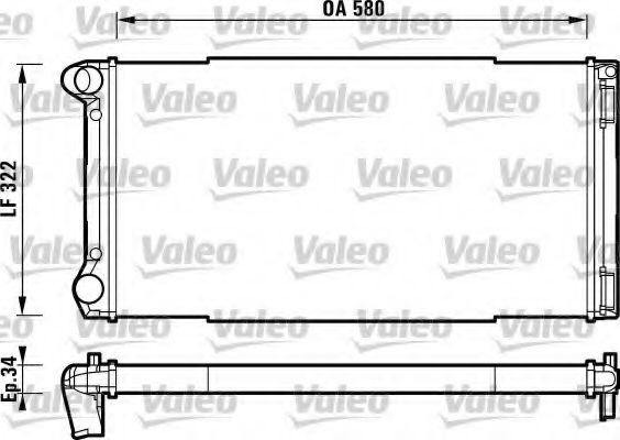 Imagine Radiator, racire motor VALEO 732913