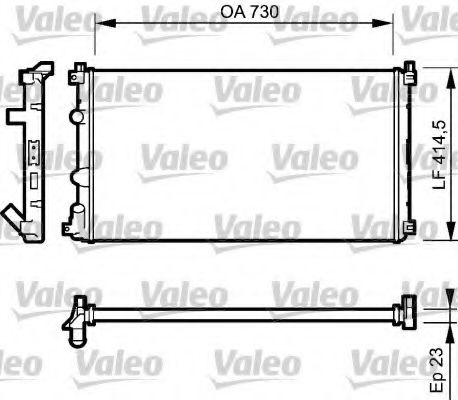 Imagine Radiator, racire motor VALEO 732917