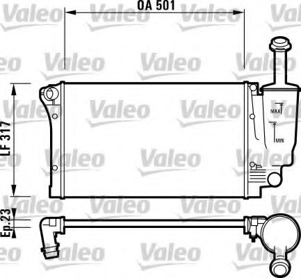 Imagine Radiator, racire motor VALEO 732924