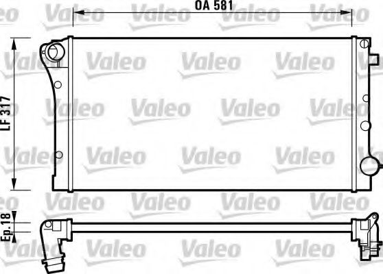 Imagine Radiator, racire motor VALEO 732925