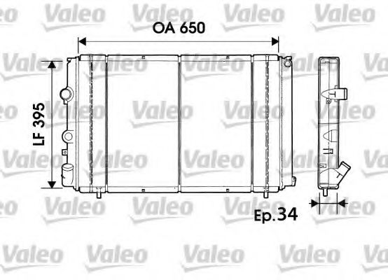 Imagine Radiator, racire motor VALEO 732940