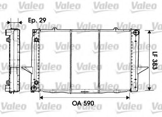 Imagine Radiator, racire motor VALEO 732941