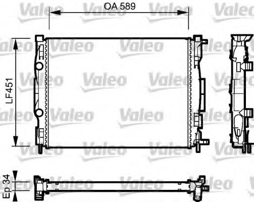 Imagine Radiator, racire motor VALEO 732946