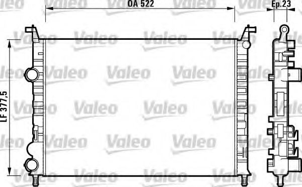 Imagine Radiator, racire motor VALEO 732948