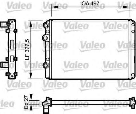 Imagine Radiator, racire motor VALEO 732953