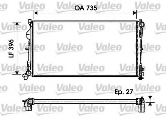 Imagine Radiator, racire motor VALEO 732956