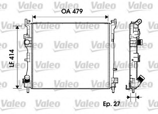 Imagine Radiator, racire motor VALEO 732960