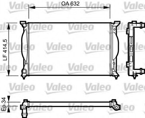 Imagine Radiator, racire motor VALEO 732963