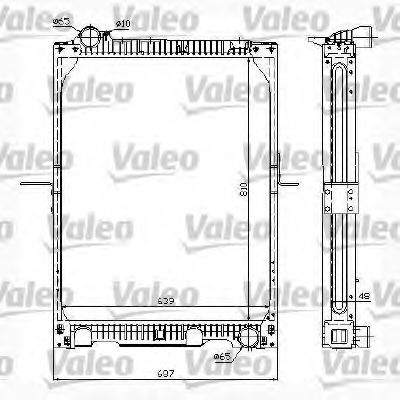 Imagine Radiator, racire motor VALEO 732987