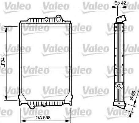 Radiator, racire motor VALEO 733499