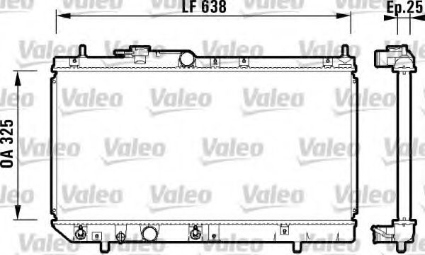 Imagine Radiator, racire motor VALEO 734102