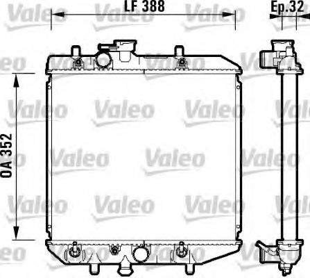 Imagine Radiator, racire motor VALEO 734104