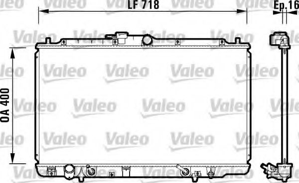 Imagine Radiator, racire motor VALEO 734113