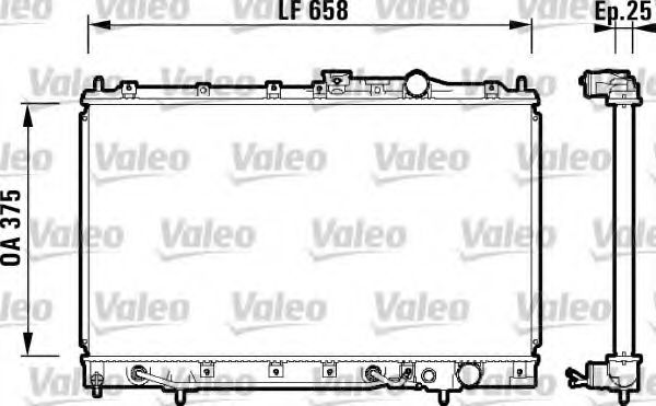 Imagine Radiator, racire motor VALEO 734127