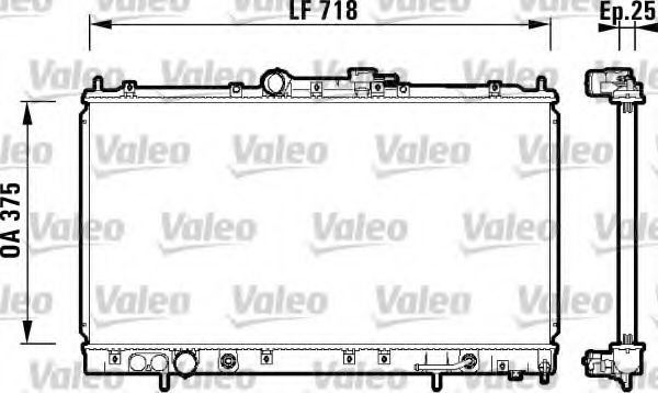 Imagine Radiator, racire motor VALEO 734129