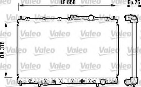 Imagine Radiator, racire motor VALEO 734132