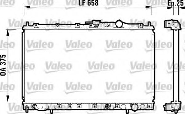 Imagine Radiator, racire motor VALEO 734139