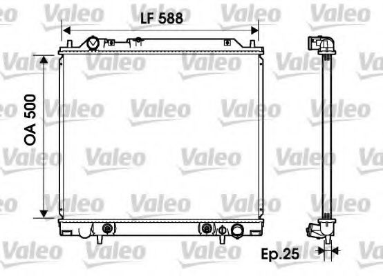 Imagine Radiator, racire motor VALEO 734145