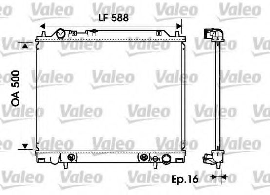 Imagine Radiator, racire motor VALEO 734146