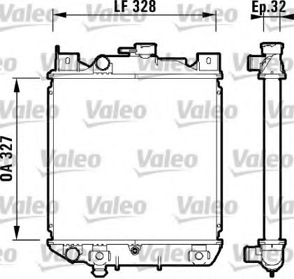 Imagine Radiator, racire motor VALEO 734159