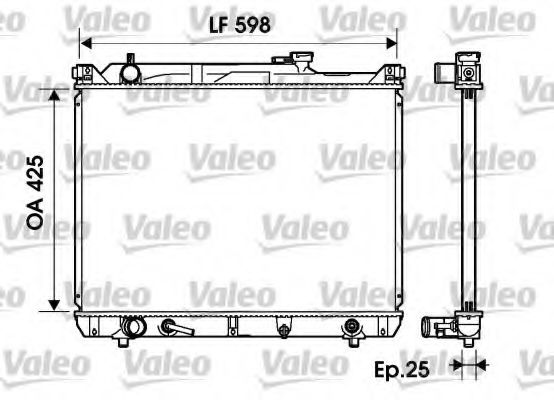 Imagine Radiator, racire motor VALEO 734161