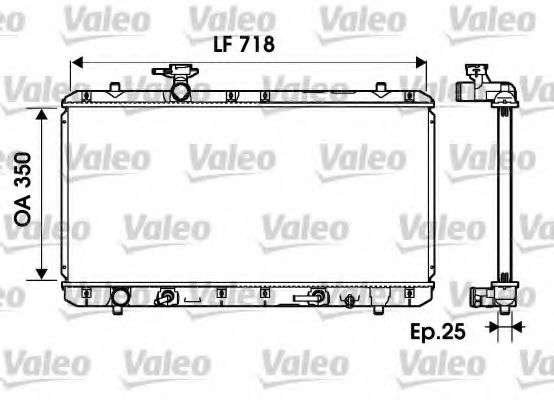 Imagine Radiator, racire motor VALEO 734165