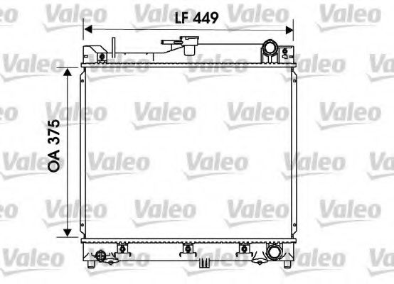 Imagine Radiator, racire motor VALEO 734170