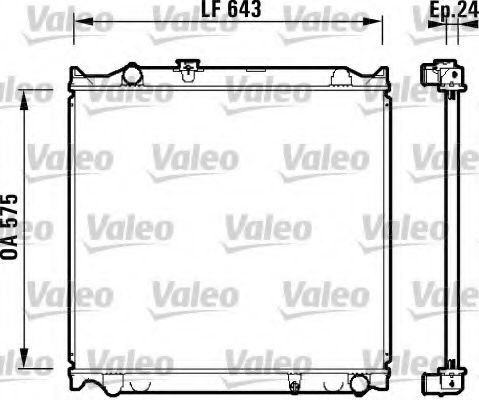 Imagine Radiator, racire motor VALEO 734205