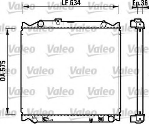 Imagine Radiator, racire motor VALEO 734206