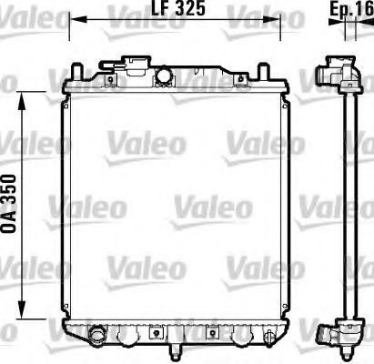 Imagine Radiator, racire motor VALEO 734209