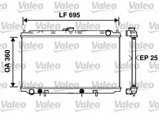 Imagine Radiator, racire motor VALEO 734215