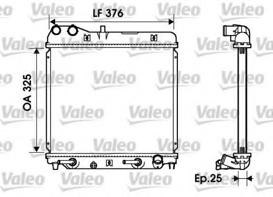 Imagine Radiator, racire motor VALEO 734218