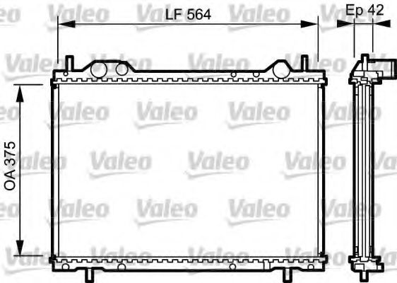 Imagine Radiator, racire motor VALEO 734220