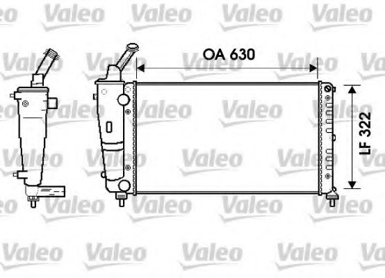 Imagine Radiator, racire motor VALEO 734238