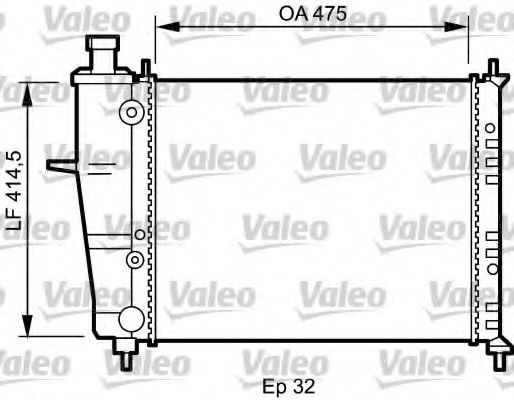 Imagine Radiator, racire motor VALEO 734239